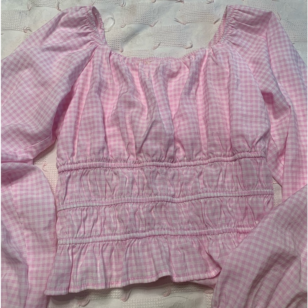 Girls target smocked blouse